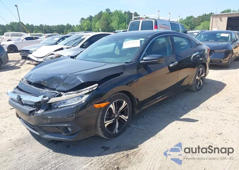 2016 Honda Civic Touring z USA, uszkodzony, nr VIN 19XFC1F93GE036716